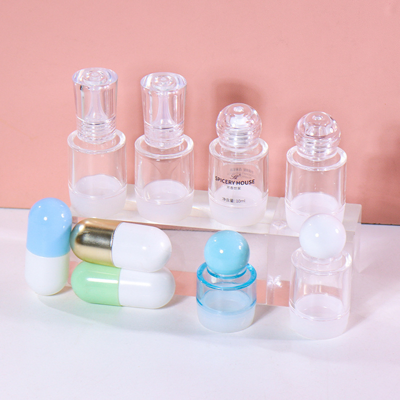 10ml 5ml Small Capacity Mini Plastic Bottle Squeeze Chemical Glue Dropper Plastic Empty Bottle With Screw Cap