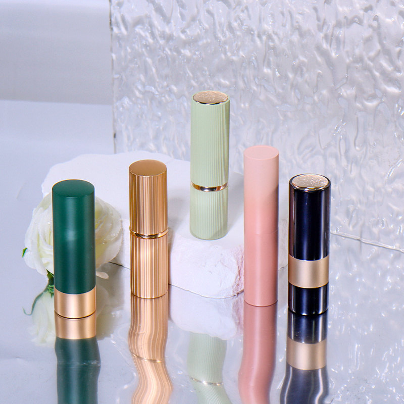 matte lipstick bulk customized lipstick empty tube gold cosmetic packaging eco friendly custom plastic lipstick tube