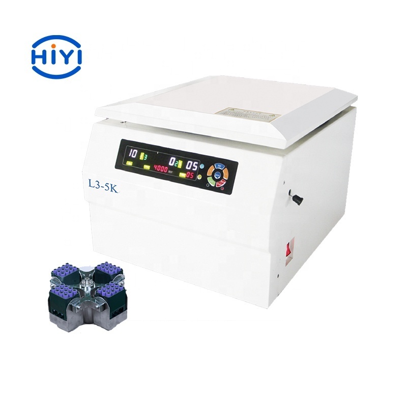 HiYi L3-5K Vacuum Blood Tube Auto Uncapping Centrifuge Table Low Speed Centrifuge