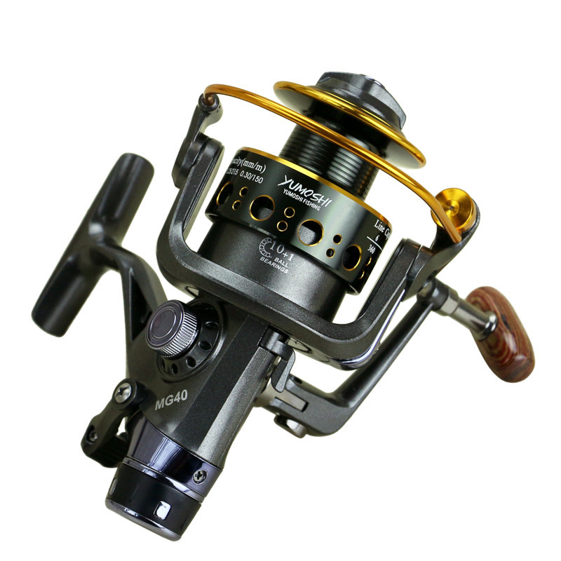 Metal Saltwater Fishing Reel 5000 Fishing Tackle For Carp Double Loading Spinning Fishing Reels