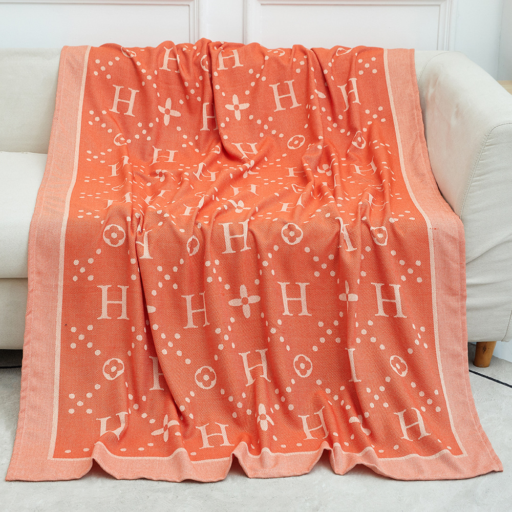 Letter blanket ready to ship  for winter bed cover home textiles  weighted wholesale other blankets