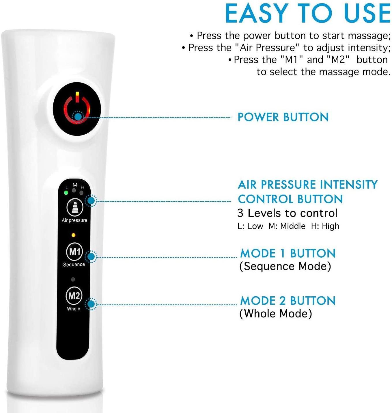 OEM New Air Leg Foot And Calf Massager Electric Foot Blood Circulator Therapy System Leg Massager Air Compression Massager Boots