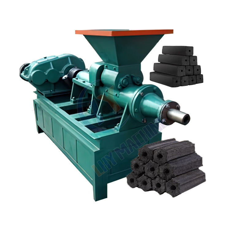 Biomass Cow Dung Coconut Shell Sawdust Compress Coal Wood Briquette Press Machine To Make Charcoal