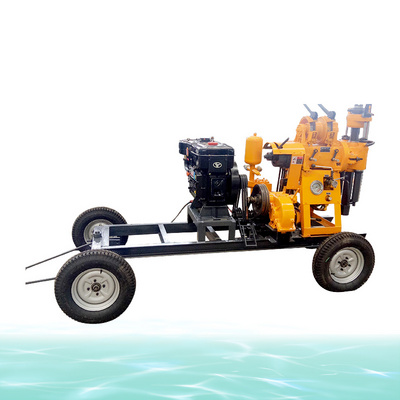 automation/Hiyoung 300hp Road Driller 160m Core 200m Borehole Drill Machine Diesel Drill Rig for Water Well