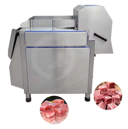 Big Capacity 500-600kg one hour Meat Cube Cutter Meat Cube Cutting Machine Frozen Meat Dice Cuber