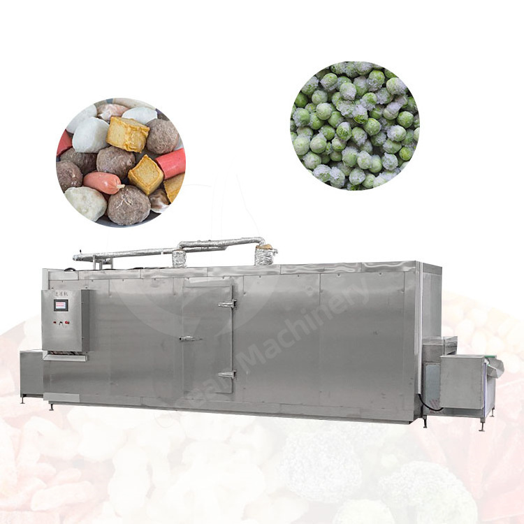 OCEAN Cryogenic Instant Liquid Nitrogen Ice Cream Freezer Tunnel Small Iqf Shock Freeze Equipment Machine