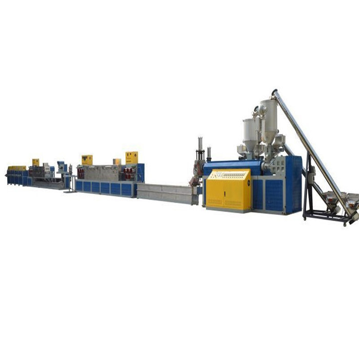 Plastic PET Recycling Plant PET Strap Making Machine / PET Package Strap Band Extrusion Line