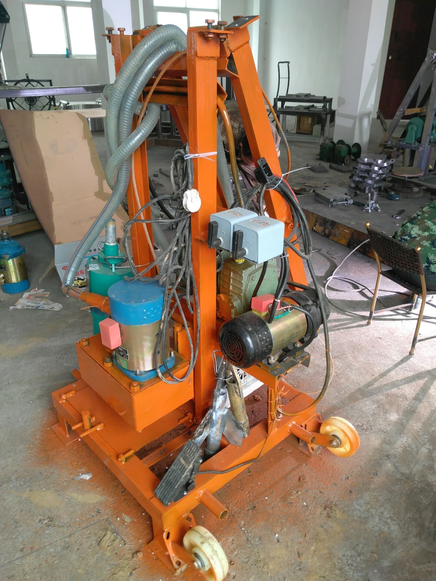 Water Well Drilling Rig / electric drill machine / soil drill machine