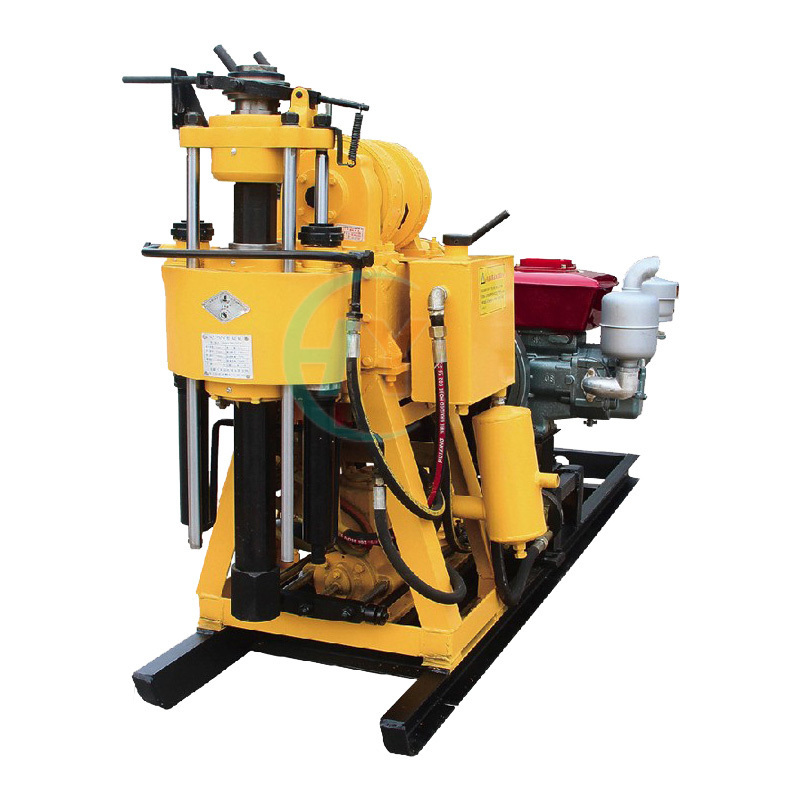 Hiyoung Road Driller 160m Core 200m Borehole Drill Machine 300hp Diesel Drill Rig for Water Well