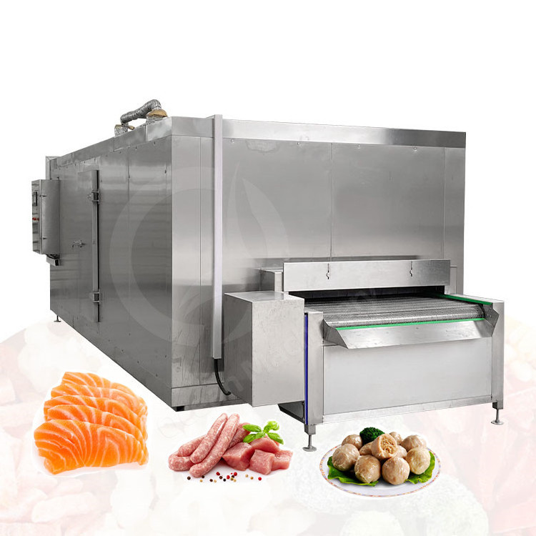 OCEAN Cryogenic Instant Liquid Nitrogen Ice Cream Freezer Tunnel Small Iqf Shock Freeze Equipment Machine