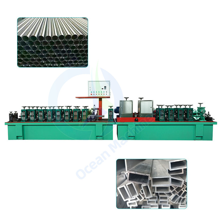 OCEAN Stainless Steel MS Iron Pipe Make Machine Manufacture Square Copper Tube Mill Production Line