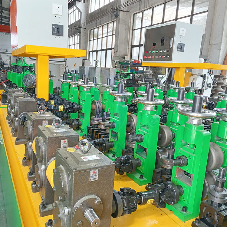 OCEAN Stainless Steel MS Iron Pipe Make Machine Manufacture Square Copper Tube Mill Production Line