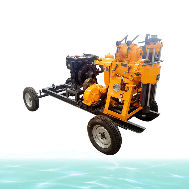 automation/Hiyoung 300hp Road Driller 160m Core 200m Borehole Drill Machine Diesel Drill Rig for Water Well