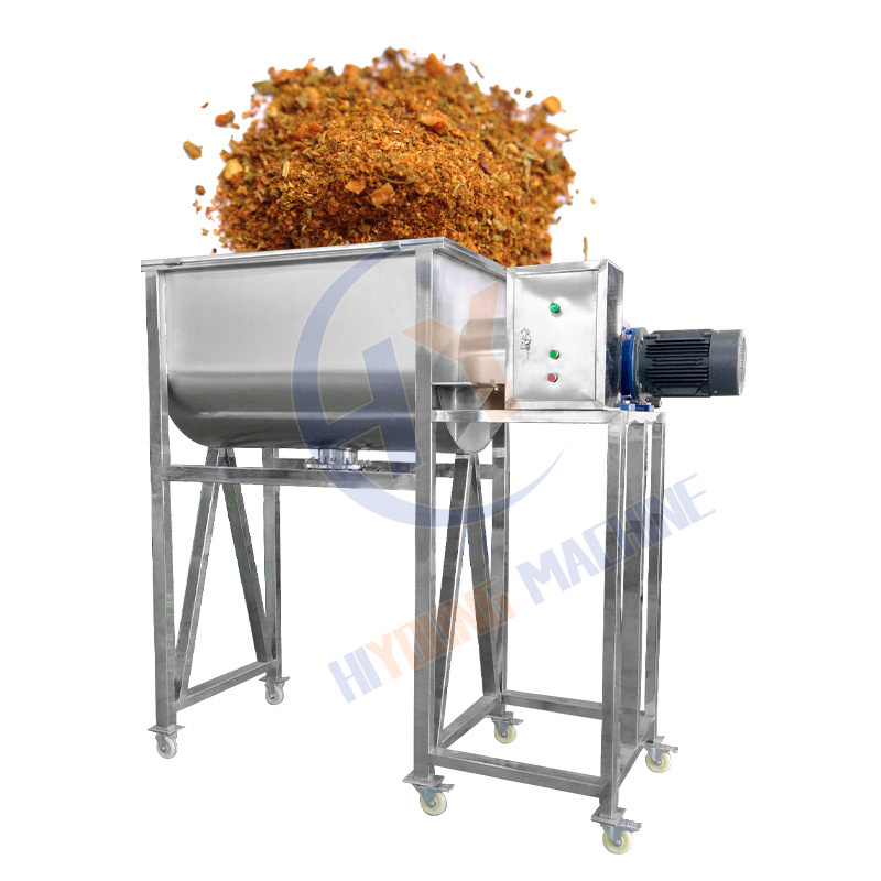 Stainless Steel 500l Dry Powder Mix Machine 200 300 L Ribbon Blender Food Powder Spice Mixer with Spray