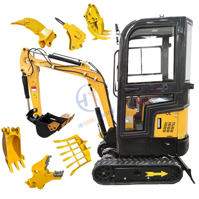 Mini Excavadora 5 Ton Multifunctional Agricultural Hydraulic Small Micro Digger Machine Price