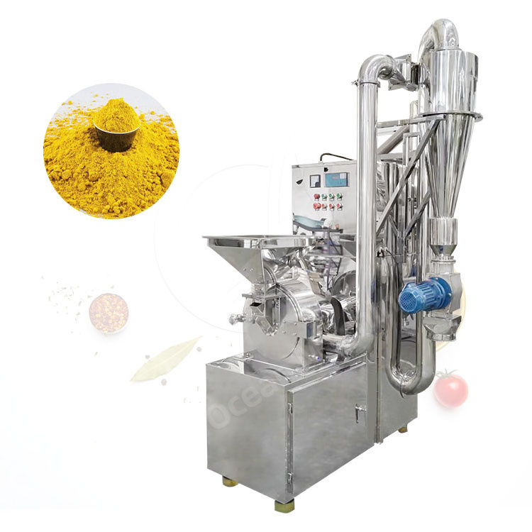 OCEAN Arabic Gum Pulverizer Flour Super Fine Powder Mill Feed Wet and Dry Grain and Spice Grinder