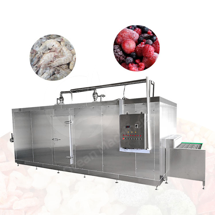 OCEAN Tunel De Congelacion Fast Commercial Flash Quick Freeze Iqf Tunnel Blast Freezer Machine Price