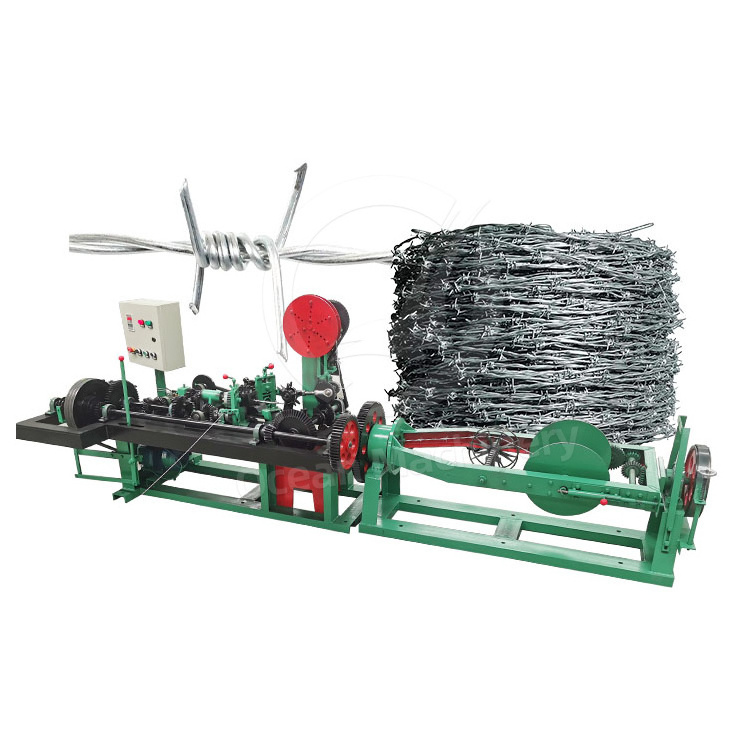 Automatic Mesh Knitting South Africa 4 Thorns Fence Razor Blade Iron Barbed Wire Make Machine for Sale