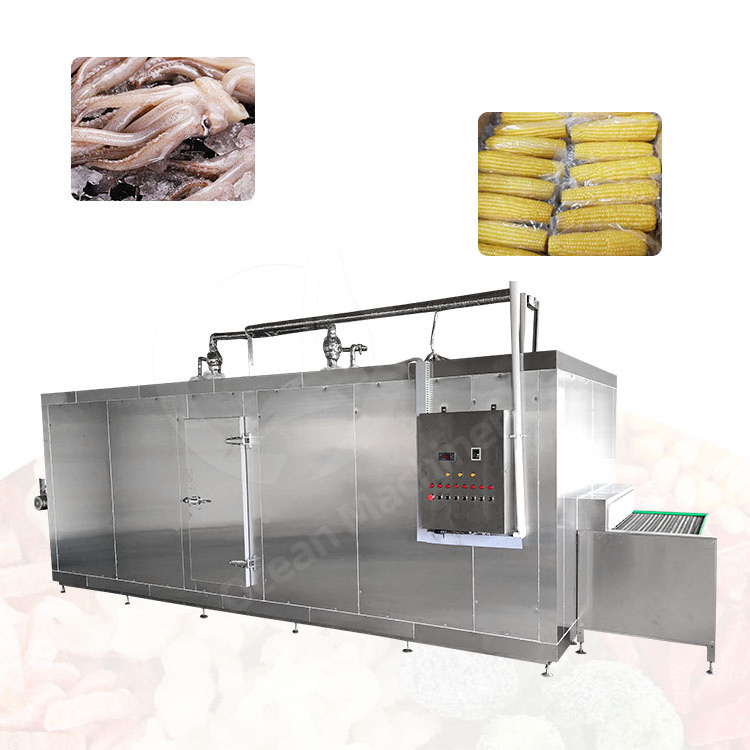 OCEAN Tunel De Congelacion Fast Commercial Flash Quick Freeze Iqf Tunnel Blast Freezer Machine Price