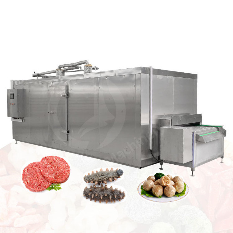 OCEAN Cryogenic Instant Liquid Nitrogen Ice Cream Freezer Tunnel Small Iqf Shock Freeze Equipment Machine