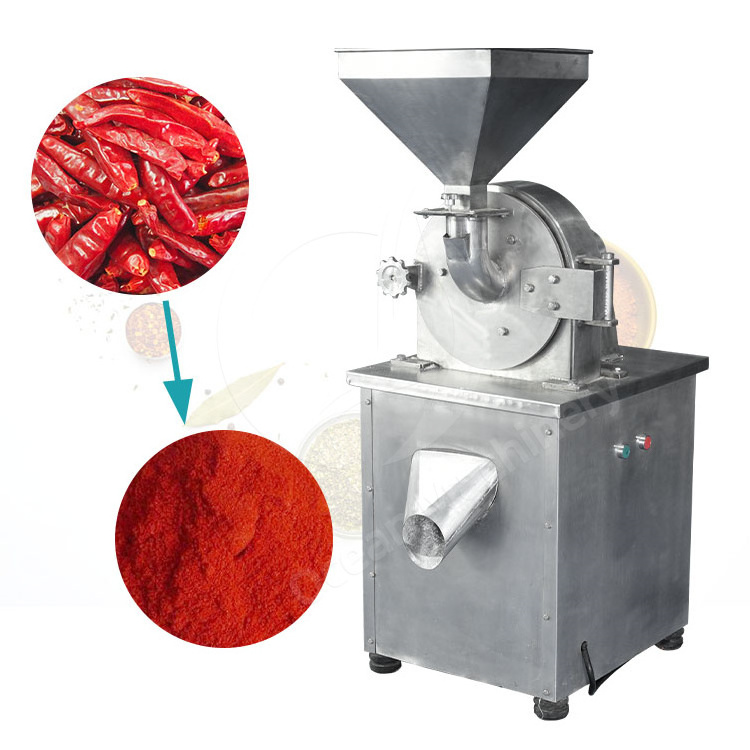 Stainless Steel Grain Spices Powder Grinder 150-200kg/h Dry Food Powder Mill Cocoa Bean Powder Pulverizer Grinding Machine