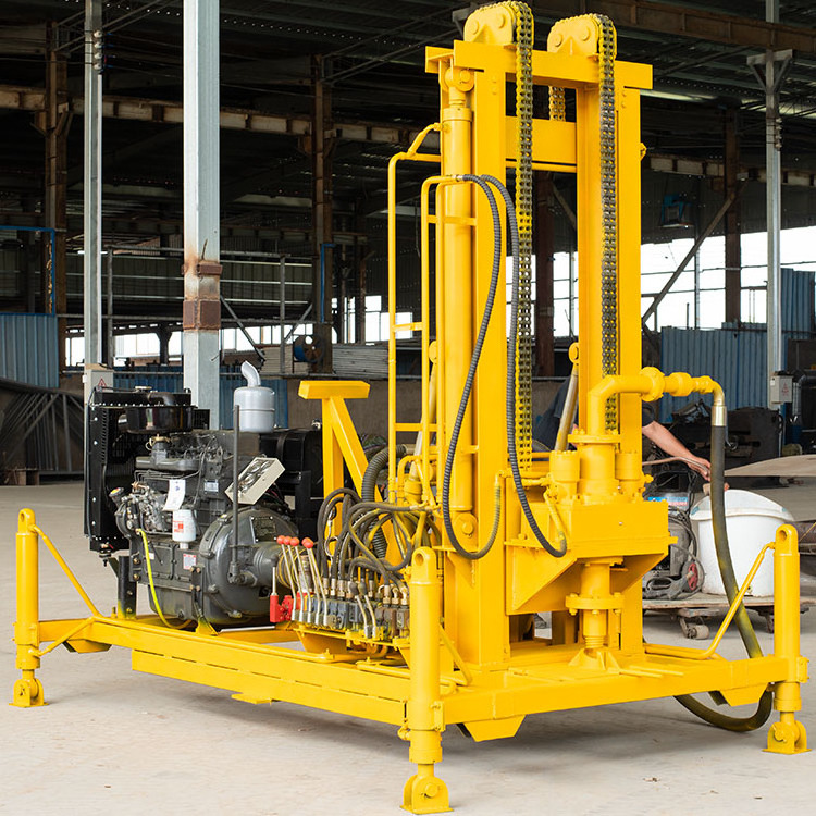 Wholesale 40M-300M diesel hydraulic wheeled water well drilling rig with high quality and ultra-low factory price