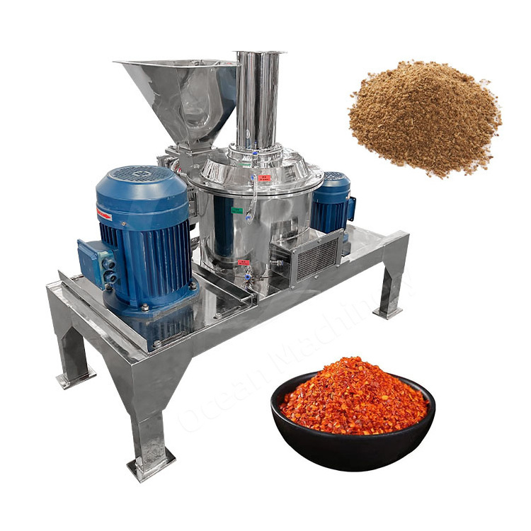 OCEAN Cassava Grind Milling Leaf Spice Crusher Sugar Fine Pulverizer Machine Powder Grinder