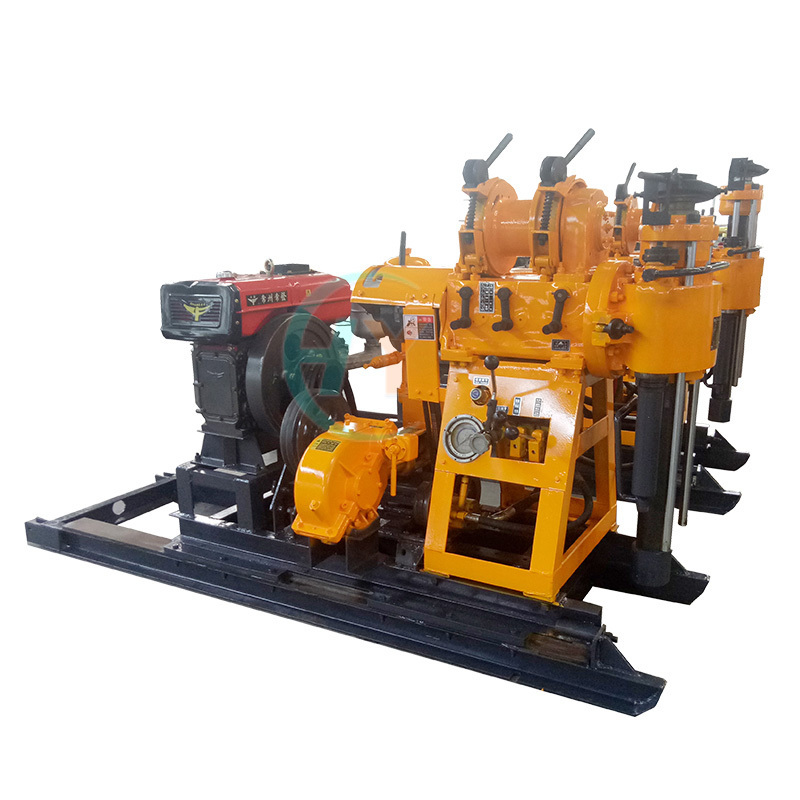 Hiyoung Road Driller 160m Core 200m Borehole Drill Machine 300hp Diesel Drill Rig for Water Well