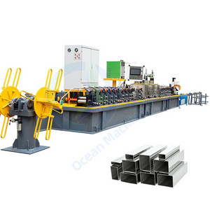 OCEAN Automatic Carbon Steel Pipe Make Machine Pipe Weld Machine Steel Tube Production Line