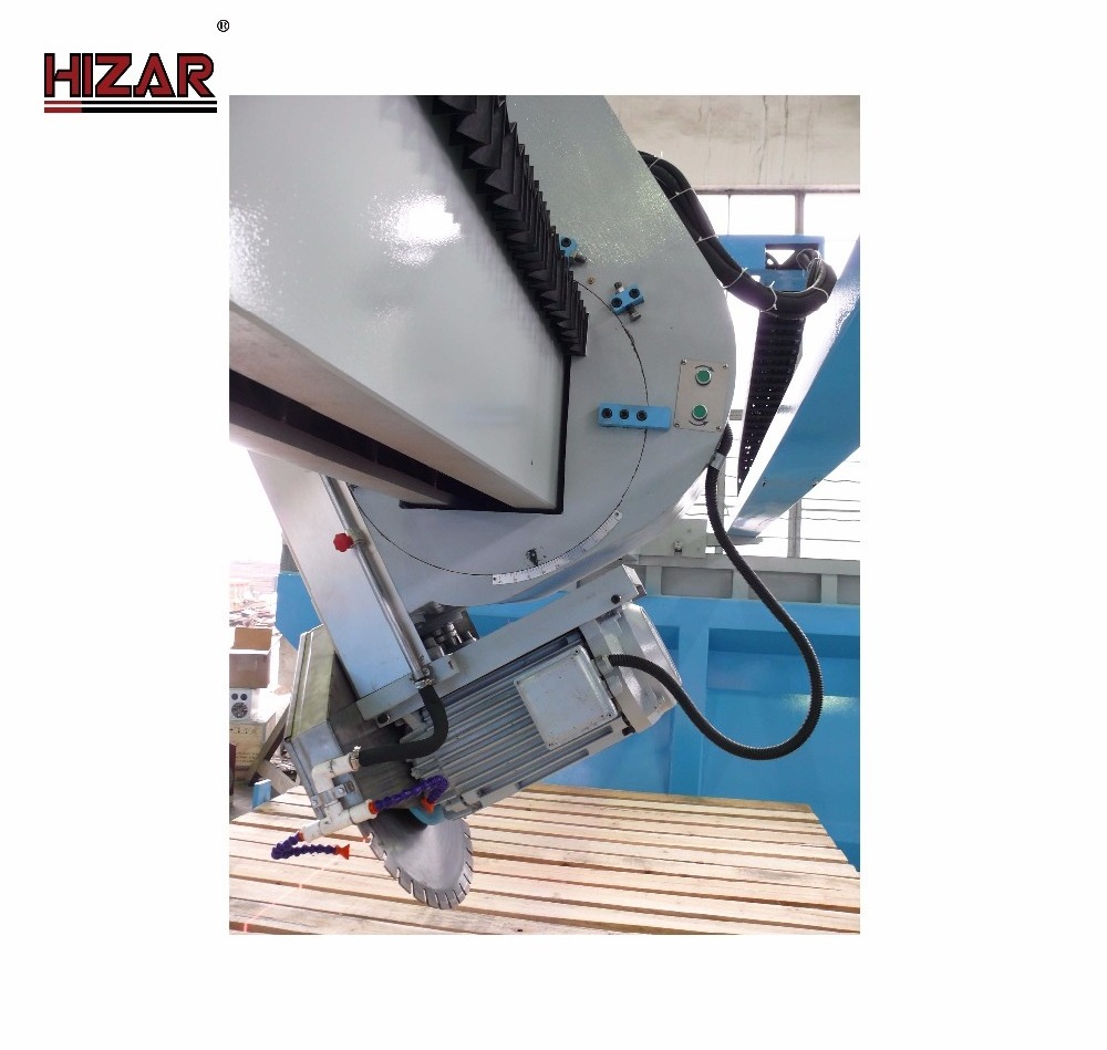 HIZAR HQQ-800B bridge saw cnc granite stone cutting machine