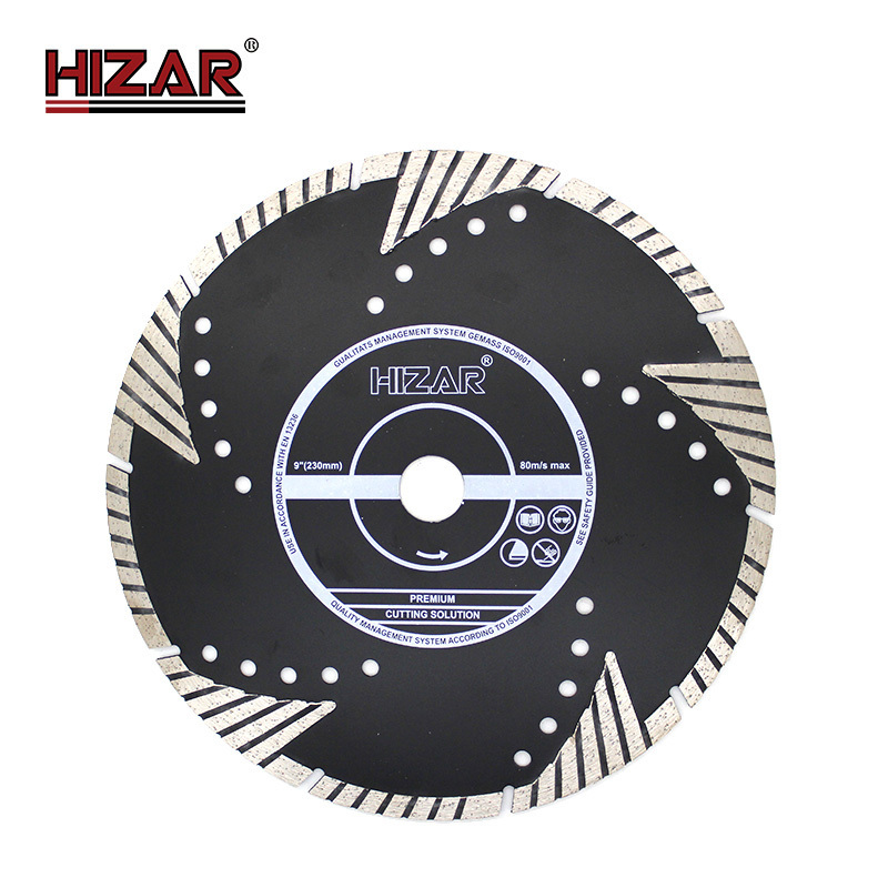 14'' 350mm Laser Welded Segmented Turbo Diamond cutting Blade for Hard Cured Concrete Cutting diamond saw blade