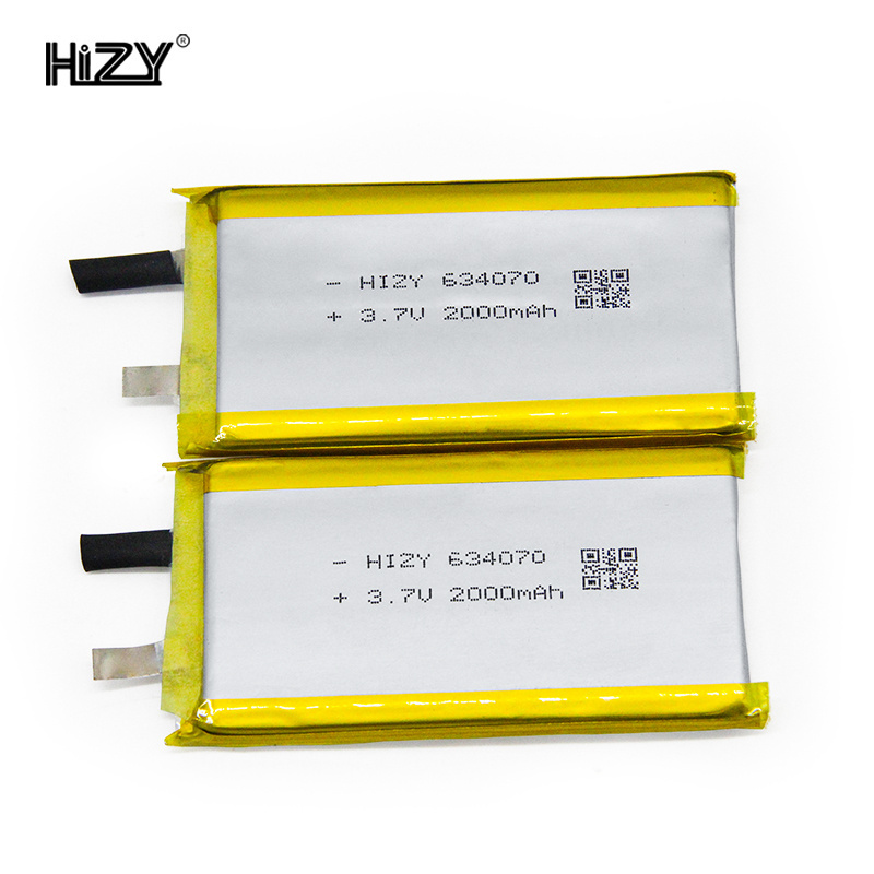 wholesale 634070 lithium ion polymer battery 3.7v 2000mah for laser pointer