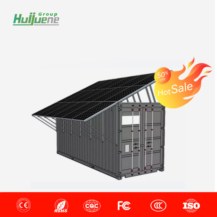 HJ container bess solar battery energy storage system for 1Mwh 300 Kwh 500Kwh Off grid Solar PV Power System Supply