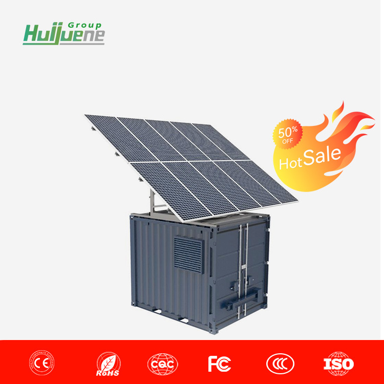 HJ container bess solar battery energy storage system for 1Mwh 300 Kwh 500Kwh Off grid Solar PV Power System Supply