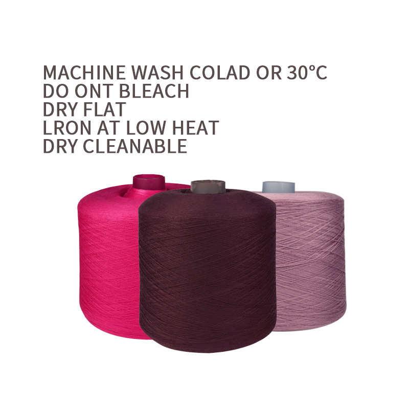 100% polyester spun virgin sewing yarn for knitting