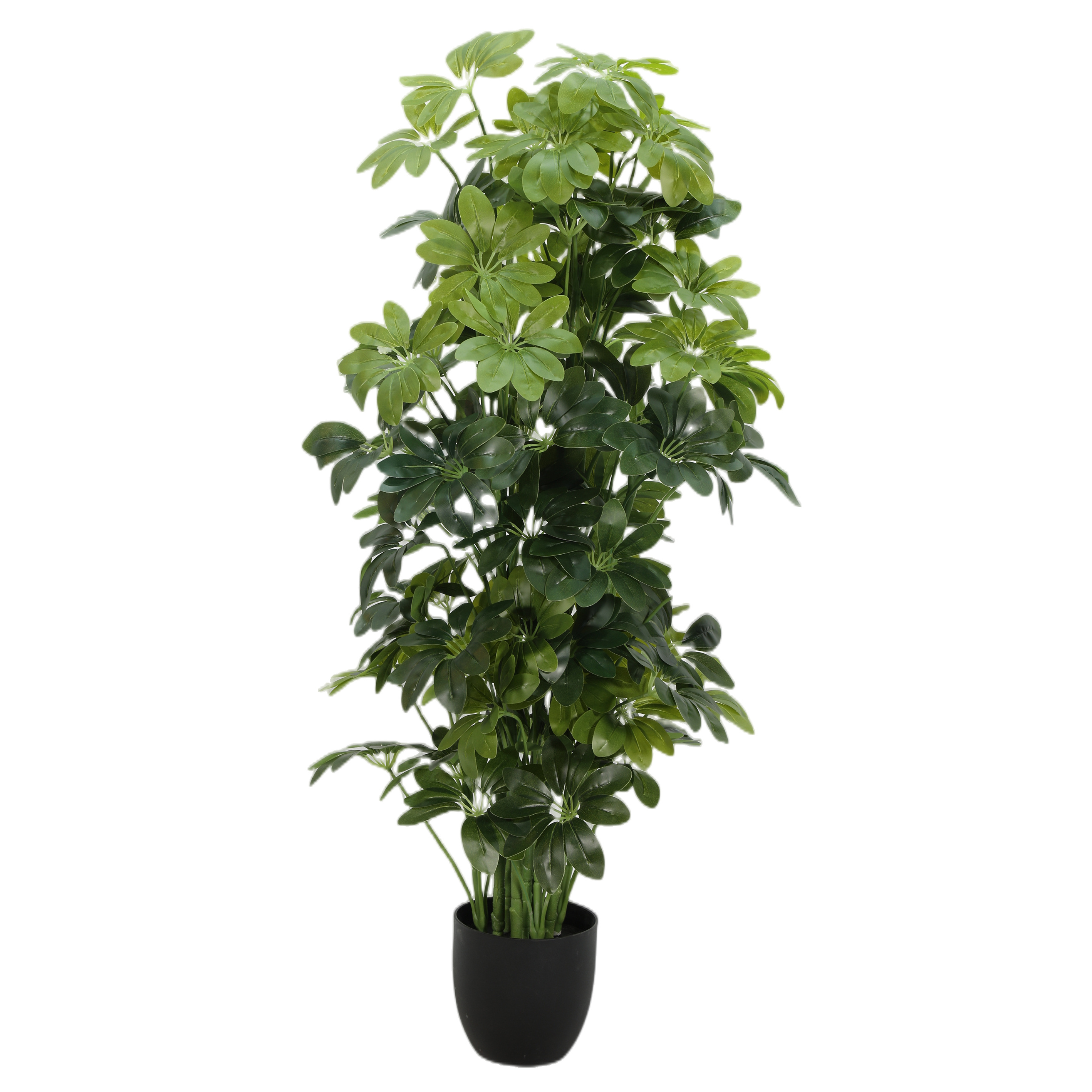 Factory Cheap 150CM 5FT High Simulation Artificial Schefflera Arboricola Fake Umbrella Tree Indoor Decorative Evergreen Tree