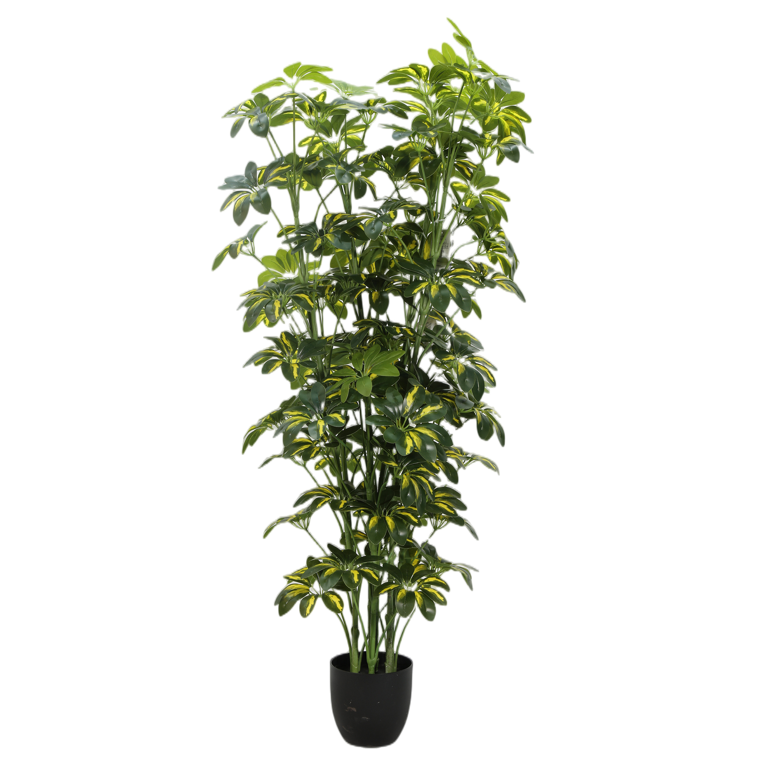 Factory Cheap 150CM 5FT High Simulation Artificial Schefflera Arboricola Fake Umbrella Tree Indoor Decorative Evergreen Tree