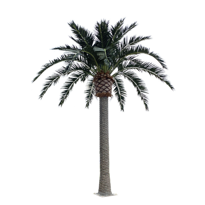 Factory Direct Sale Customized Large Artificial Date Palm Tree Big Fake Seaweed Palm Tree For Garden Hotel Landscaping & Decking