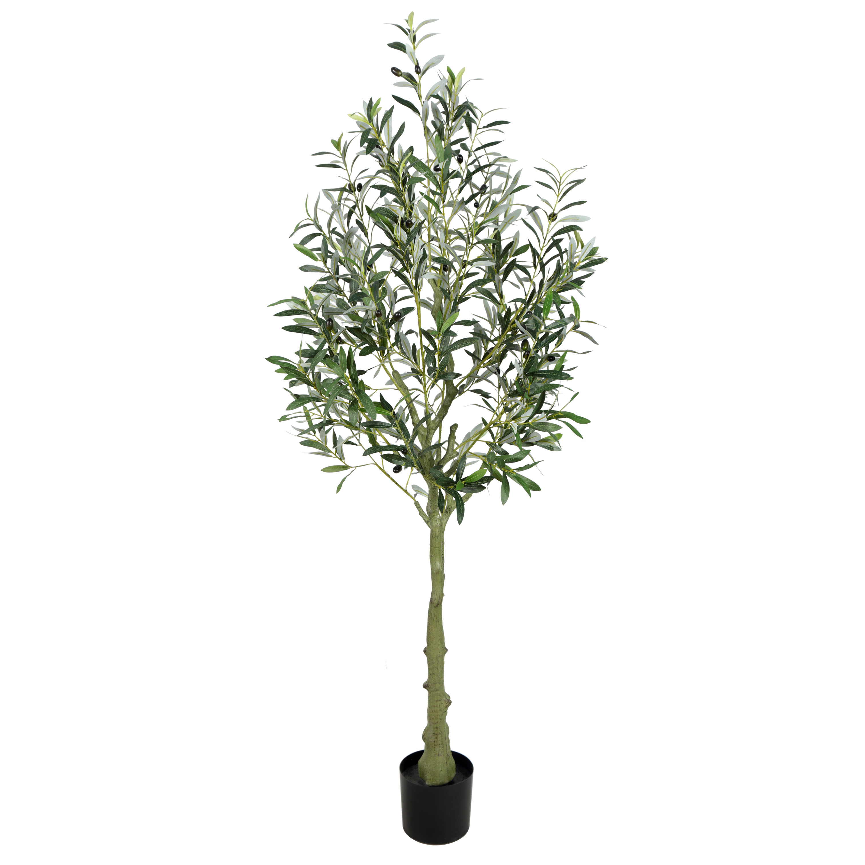 Wholesale Indoor Home Office Decoration Faux Organic Fruit Plant Potted Plastic Outdoor Evergreen Bonsai Artificial Olive Tree