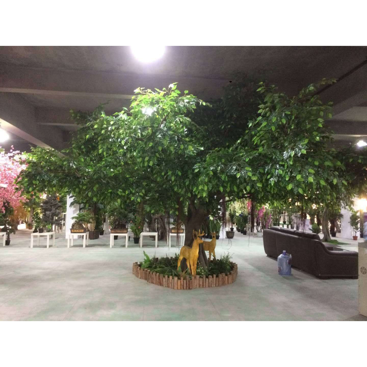 Factory Custom Cheap Giant Artificial Big Tree Large Green Ficus Plantas Artificiales Banyan Tree for Indoor Outdoor Event Decor