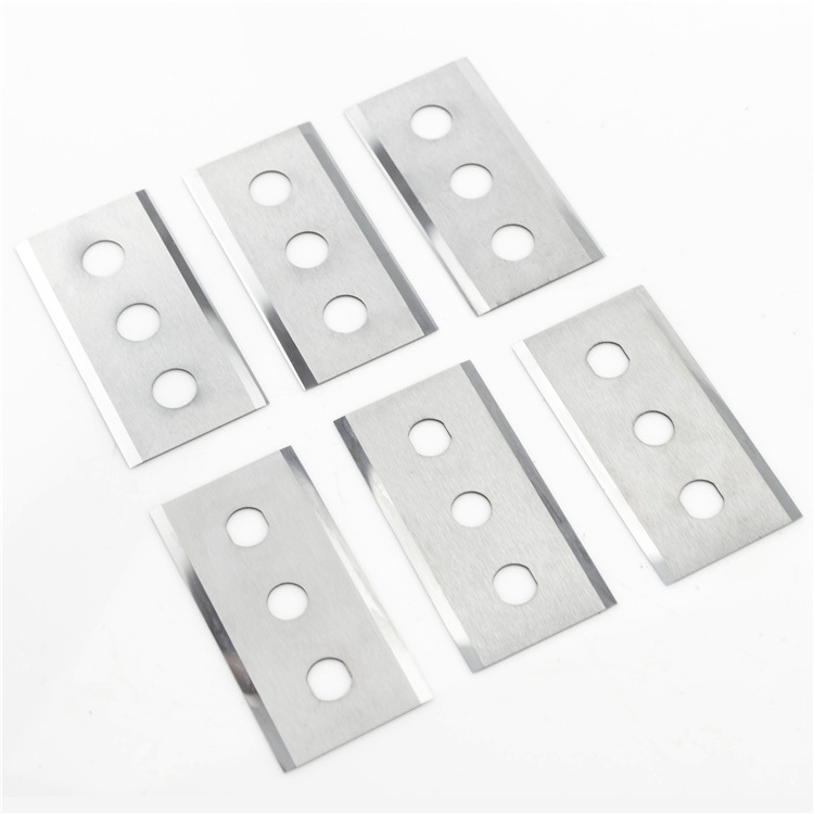 10pcs/Plastic box Three Holes Blades Flooring Knives Blades for cutting film Slitting