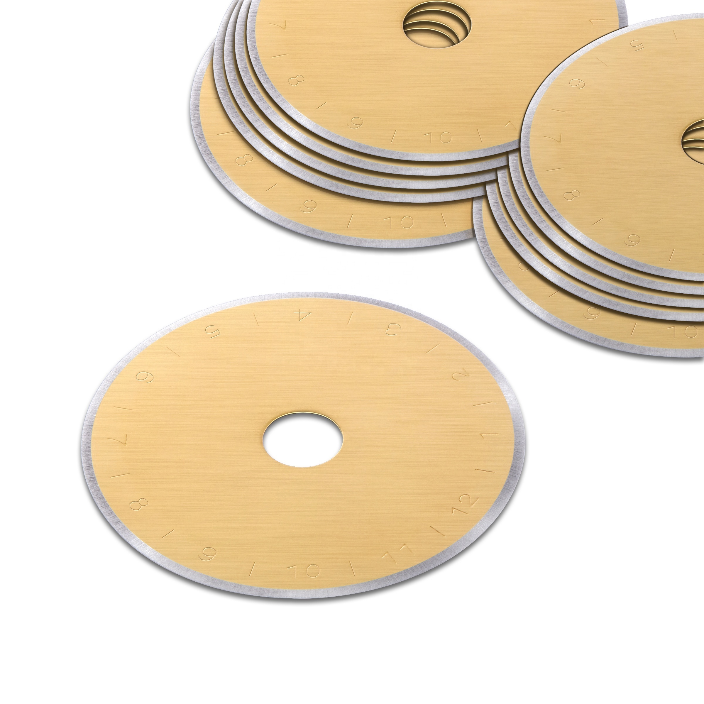 High Quality SKS 7 Round Cutter Titanium Coated 45mm Rotary Blades