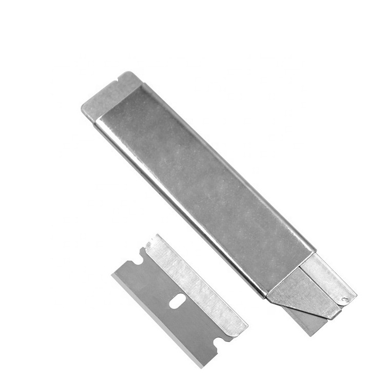 Retractable Box Cutter Utility Knife with Scraper Razor Blade