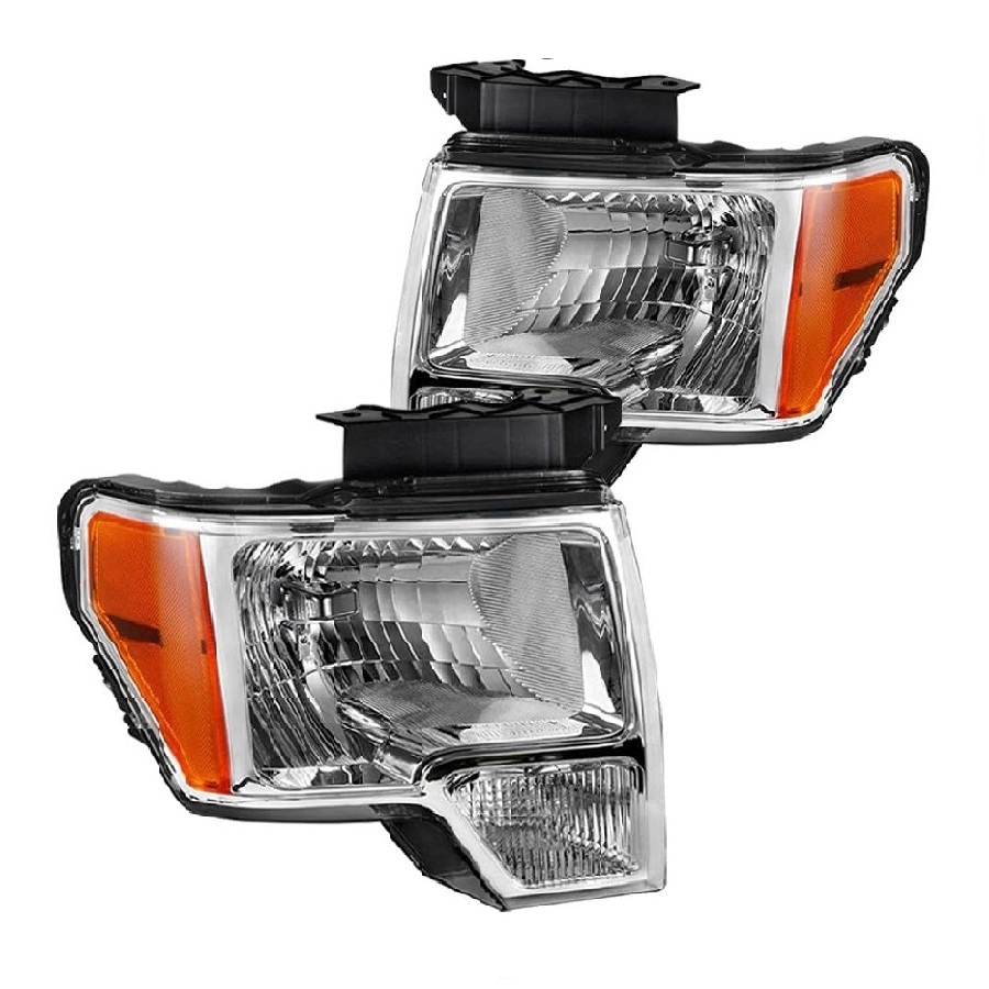 FO2502287C / FO2502289C Pickup Front Headlights Headlamps For Ford F150 F-150 2009-2014 head light