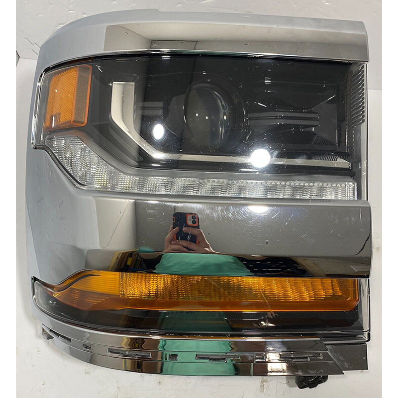 Auto Headlight HID Chrome for chevrolet silverado 1500 2016-2018