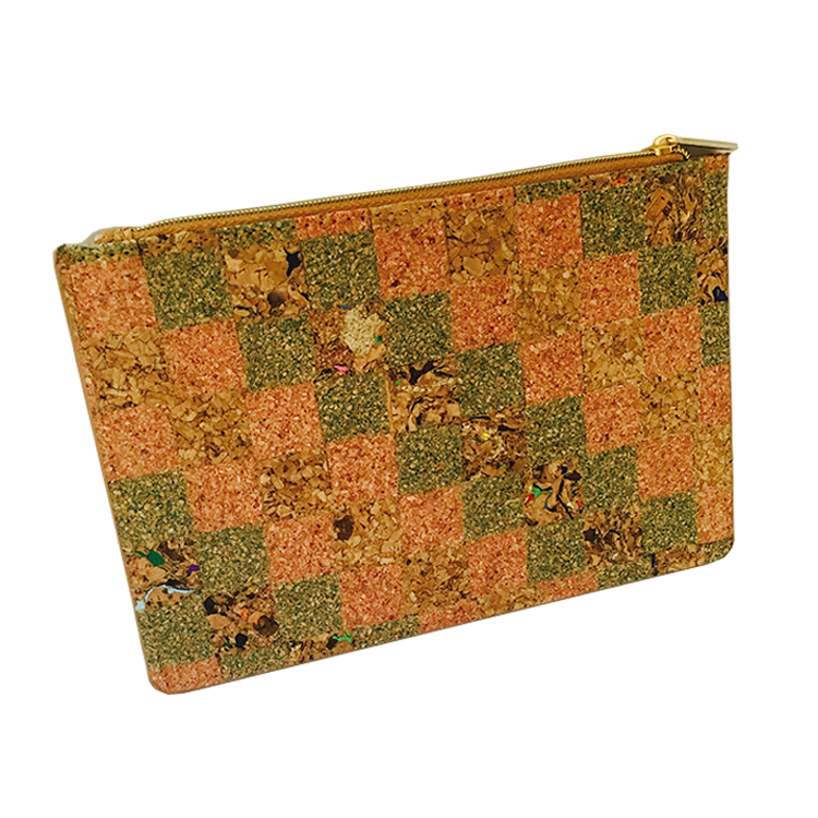 Vegan Cork Wallets Purse Handbags Envelope Card Holder Cork Women Purse Cork Pouch