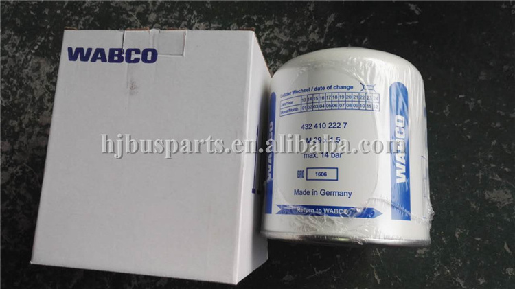 Best Selling Bus Spare Parts Air Filter Dryer  WABCO 4324102227 Original