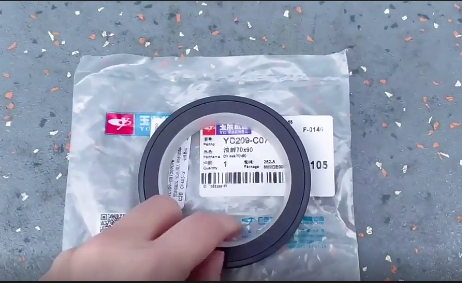 high quality yuchai engine spare parts YC209-C070090PR 1 set price Timing cover oil seal for bus