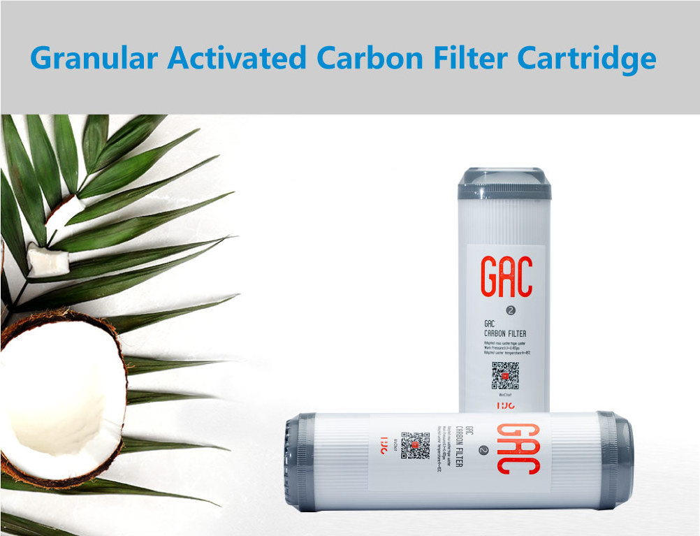 GAC Water Filter Activated Carbon Filter Cartridge 10 Inch GAC Water Filter 2.5 X 10 Inch