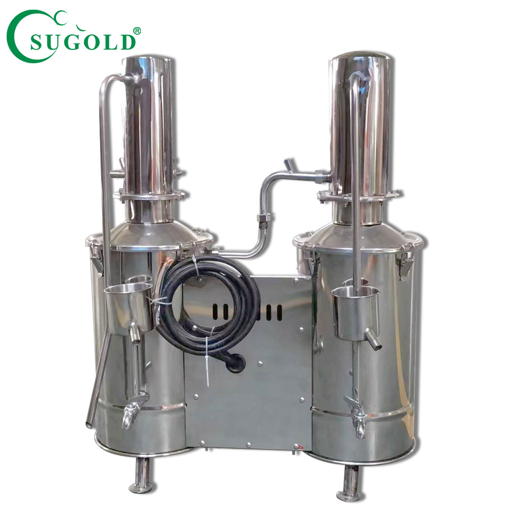 High Quality Stainless Steel Electric Heating Distilled Machine Medical Double Water Distiller